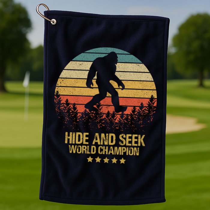 Hide And Seek World Champion Sasquatch Golf Towel