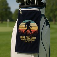 Hide And Seek World Champion Sasquatch Golf Towel