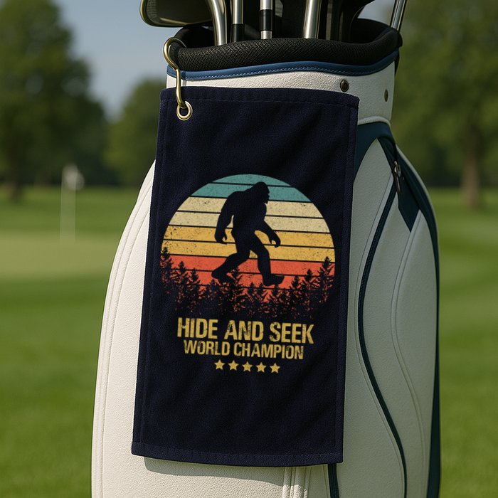 Hide And Seek World Champion Sasquatch Golf Towel