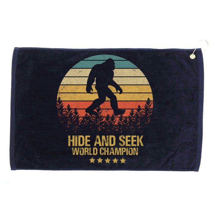 Hide And Seek World Champion Sasquatch Grommeted Golf Towel