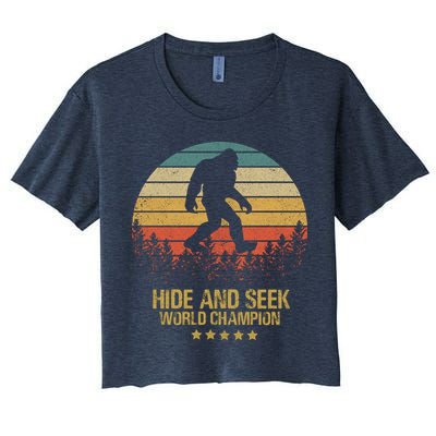 Hide And Seek World Champion Sasquatch Crop Top