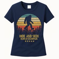 Hide And Seek World Champion Sasquatch Womens T-Shirt