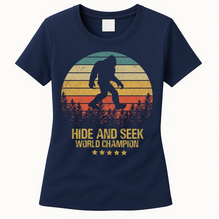 Hide And Seek World Champion Sasquatch Womens T-Shirt