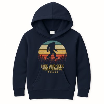 Hide And Seek World Champion Sasquatch Kids Hoodie