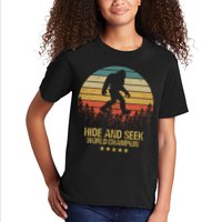 Hide And Seek World Champion Sasquatch Kids T-Shirt