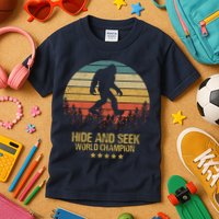 Hide And Seek World Champion Sasquatch Kids T-Shirt