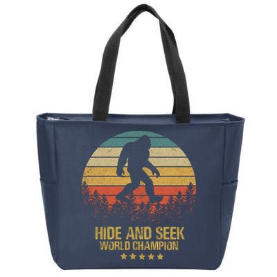 Hide And Seek World Champion Sasquatch Zip Tote Bag