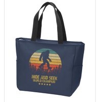 Hide And Seek World Champion Sasquatch Zip Tote Bag