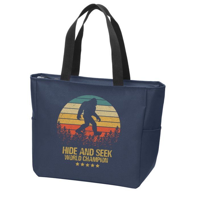 Hide And Seek World Champion Sasquatch Zip Tote Bag