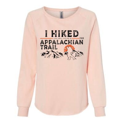 Hiked A Small Section Trail Appalachian Hiker Womens California Wash Sweatshirt