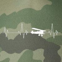 Heartbeat Airplane Single Engine EKG Aviator Flying Pilot Legacy Tie Dye Trucker Hat