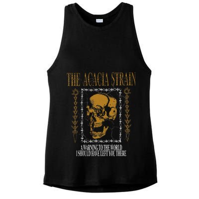 He Acacia Strain A Warning O He World Ladies PosiCharge Tri-Blend Wicking Tank