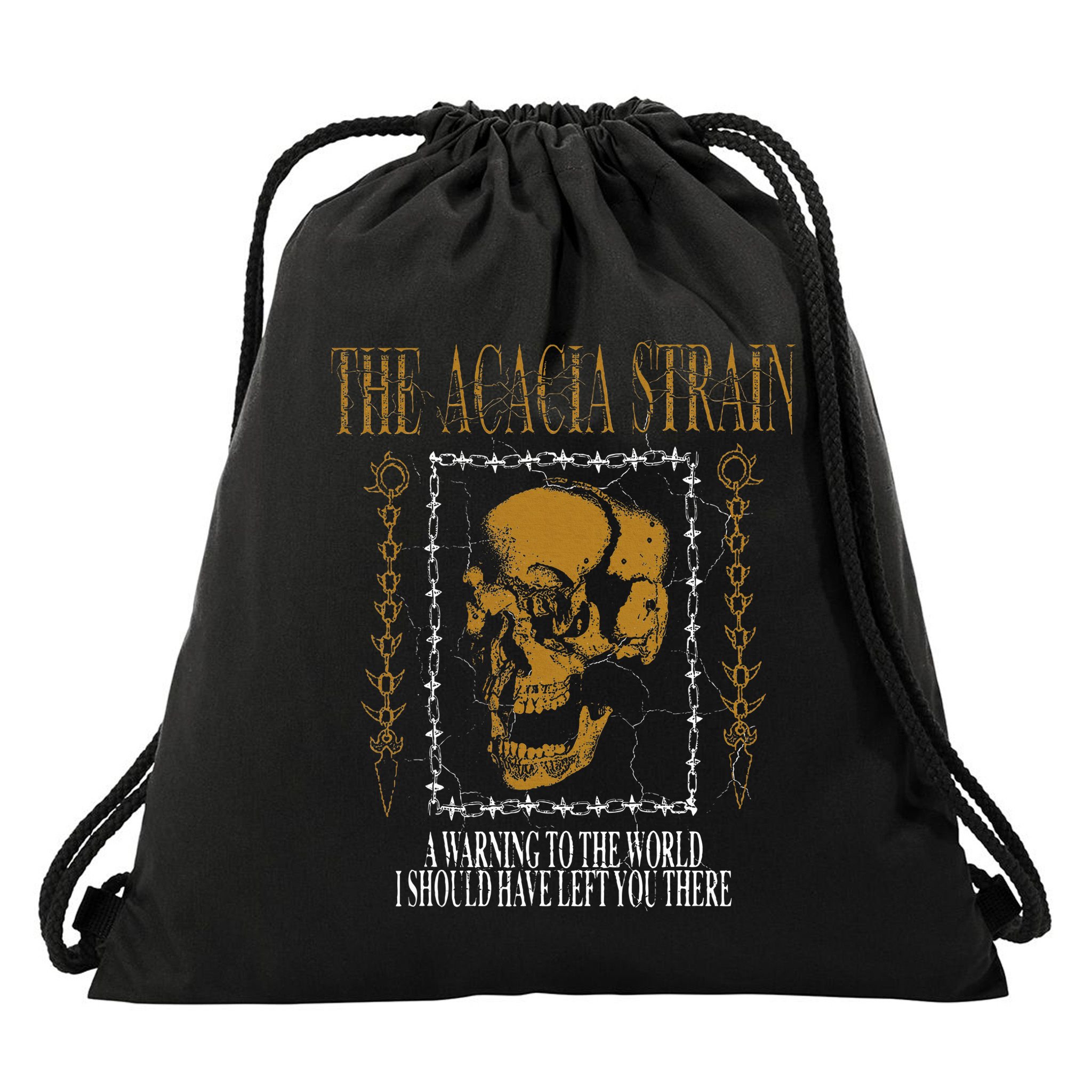 He Acacia Strain A Warning O He World Drawstring Bag