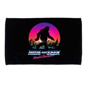 Hike And Seek World Champion Bigfoot Is Real Microfiber Hand Towel