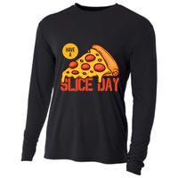 Have A Slice Day Pizza Lovers Pizza Makers Pizza Party Gift Cooling Performance Long Sleeve Crew