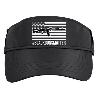 Hashtag Black Guns Matter #blackgunsmatter USA Flag Adult Drive Performance Visor