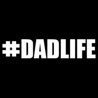 Hashtag Dad Life #DADLIFE Best Father USA-Made Doggie Bandana