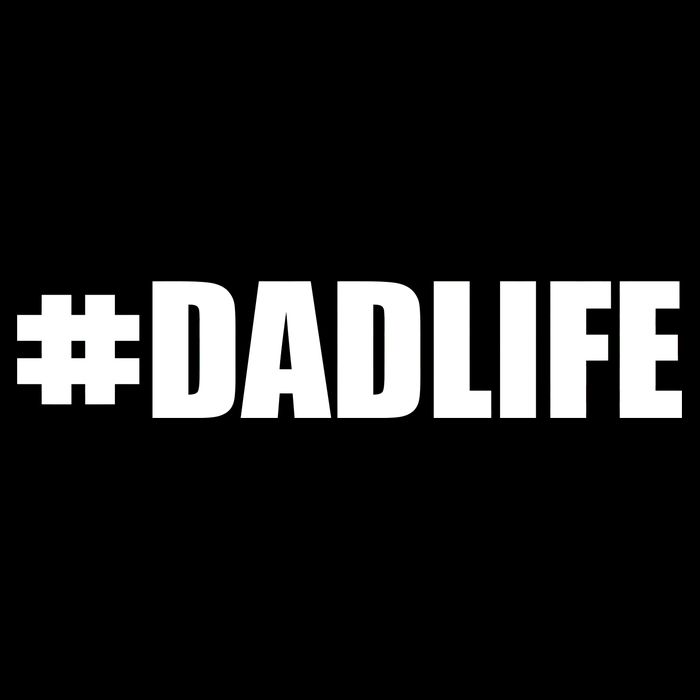 Hashtag Dad Life #DADLIFE Best Father USA-Made Doggie Bandana
