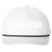 Hashtag Dad Life #DADLIFE Best Father Snapback Five-Panel Rope Hat