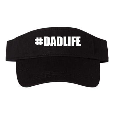 Hashtag Dad Life #DADLIFE Best Father Valucap Bio-Washed Visor