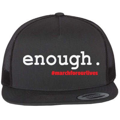 Hashtag #Enough March For Our Lives Flatbill Hat