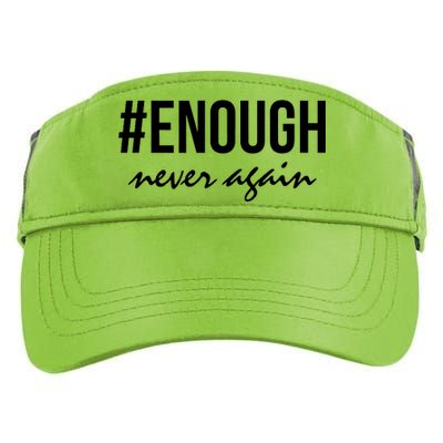 Hashtag Enough Never Again Protest March for Our Lives Adult Drive Performance Visor