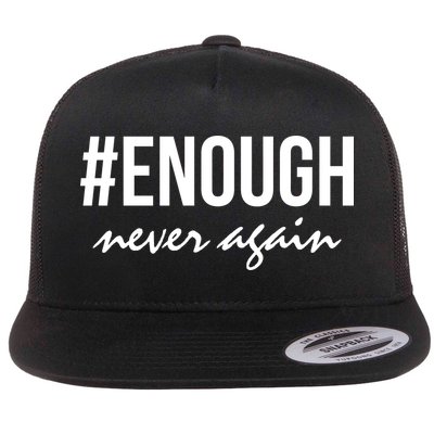 Hashtag Enough Never Again Protest March for Our Lives Flatbill Hat