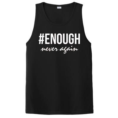 Hashtag Enough Never Again Protest March for Our Lives PosiCharge Competitor Tank