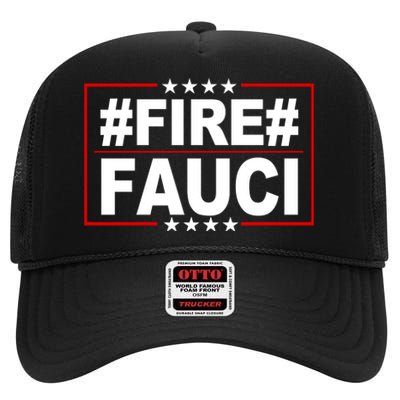 Hashtag Fire Fauci  High Crown Mesh Back Trucker Hat