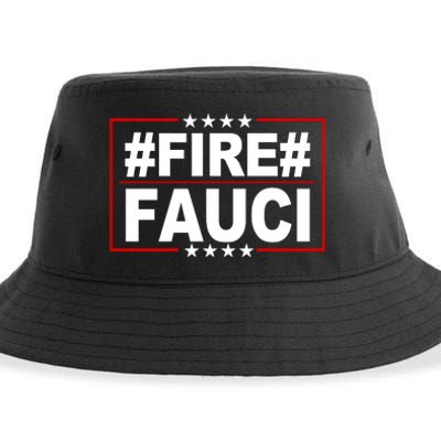 Hashtag Fire Fauci  Sustainable Bucket Hat