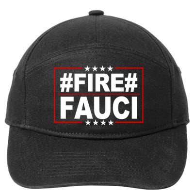 Hashtag Fire Fauci  7-Panel Snapback Hat