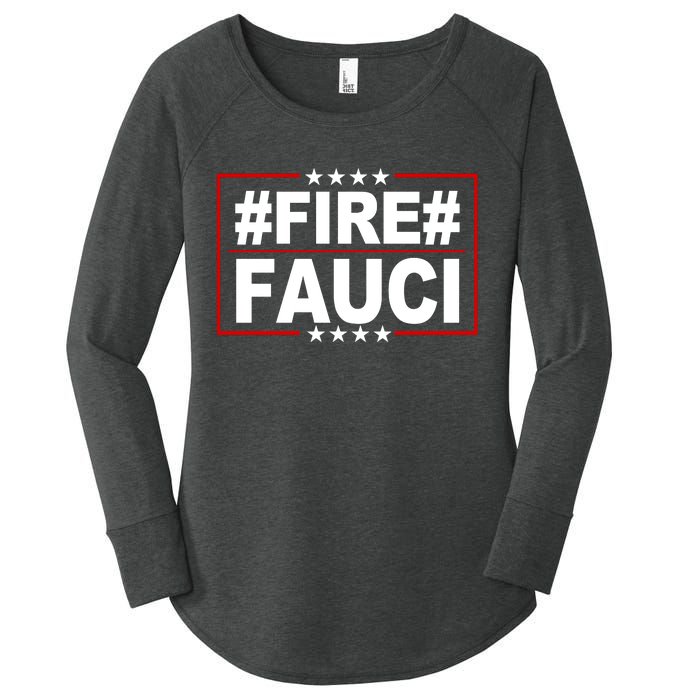 Hashtag Fire Fauci  Women's Perfect Tri Tunic Long Sleeve Shirt