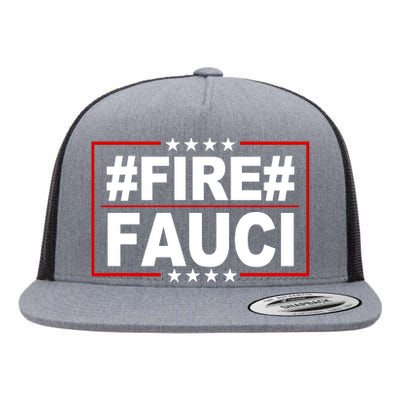 Hashtag Fire Fauci  Flat Bill Trucker Hat