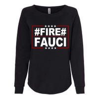 Hashtag Fire Fauci  Womens California Wash Sweatshirt