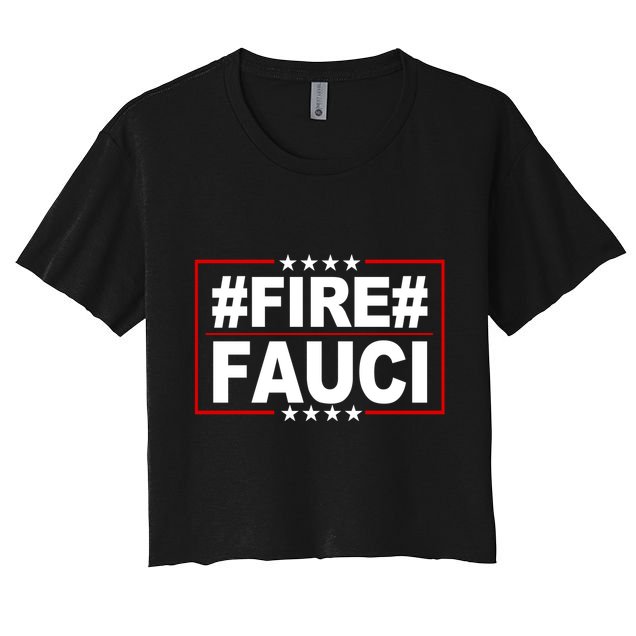 Hashtag Fire Fauci  Crop Top