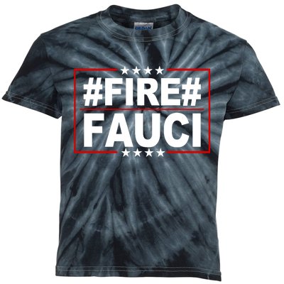 Hashtag Fire Fauci  Kids Tie-Dye T-Shirt