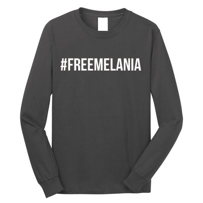 Hashtag Free Melania #freemelania Long Sleeve Shirt