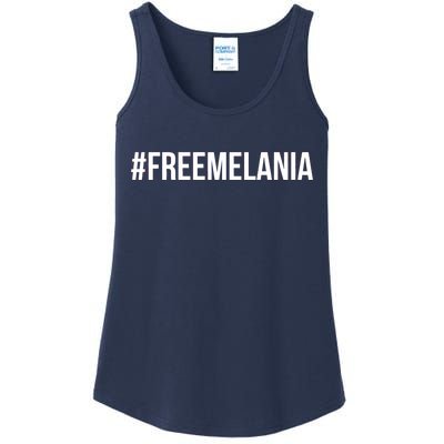 Hashtag Free Melania #freemelania Ladies Essential Tank