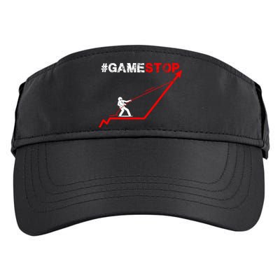 Hashtag Gamestop #gamestop Stock Market GME Adult Drive Performance Visor