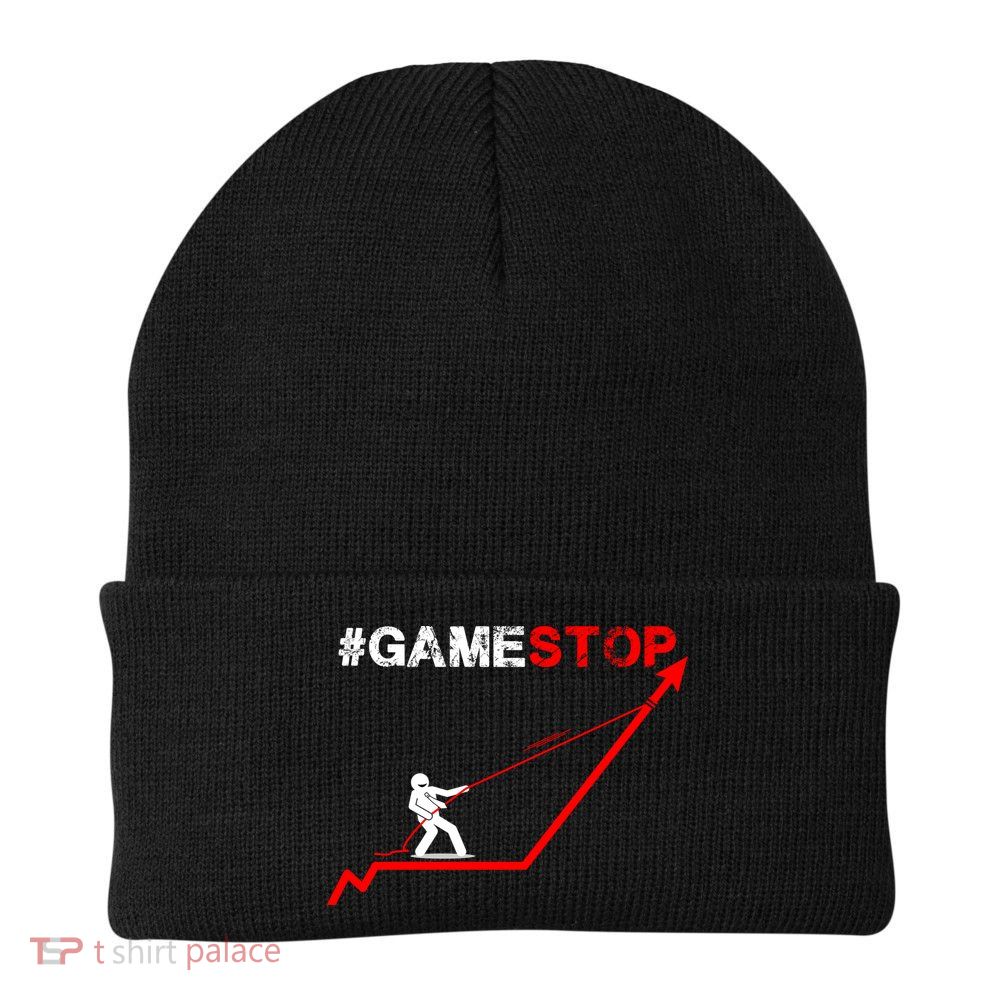 Hashtag Gamestop #gamestop Stock Market GME Beanie