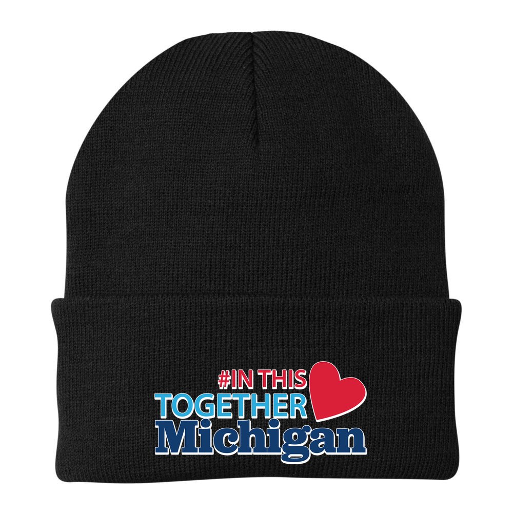 Hashtag In This Together Michigan Beanie