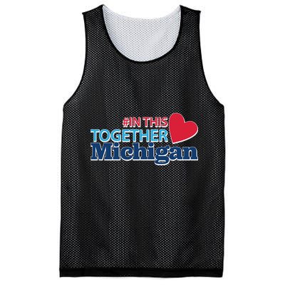 Hashtag In This Together Michigan Mesh Reversible Basketball Jersey Tank