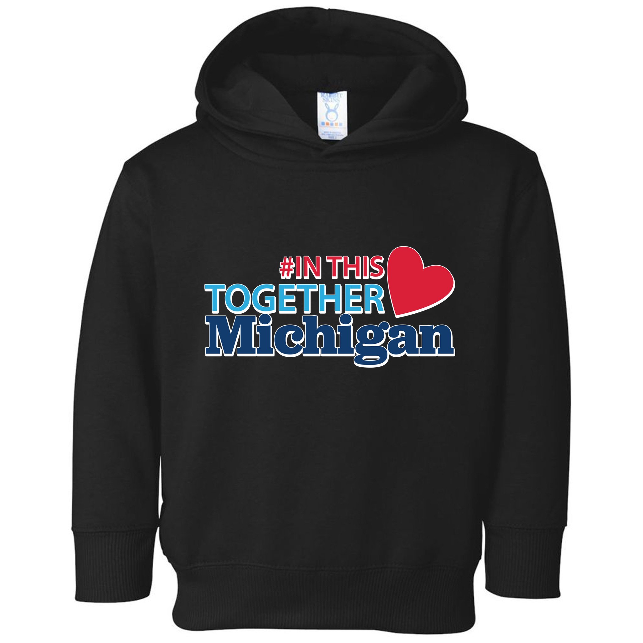 Hashtag In This Together Michigan Toddler Hoodie