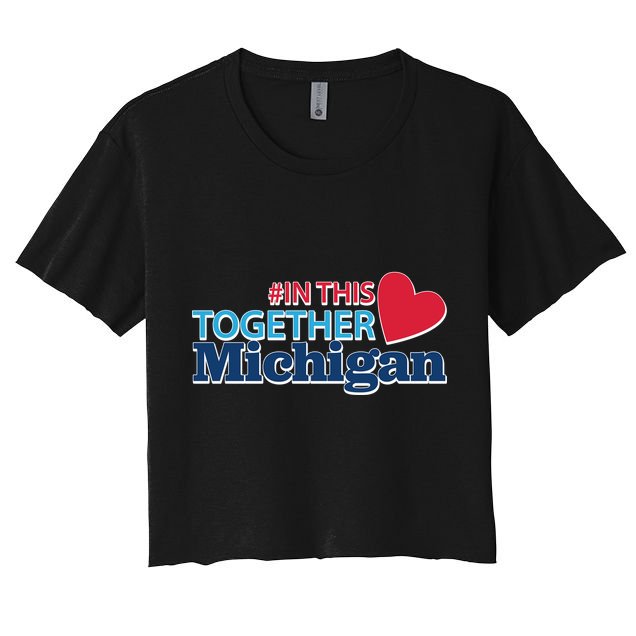 Hashtag In This Together Michigan Crop Top