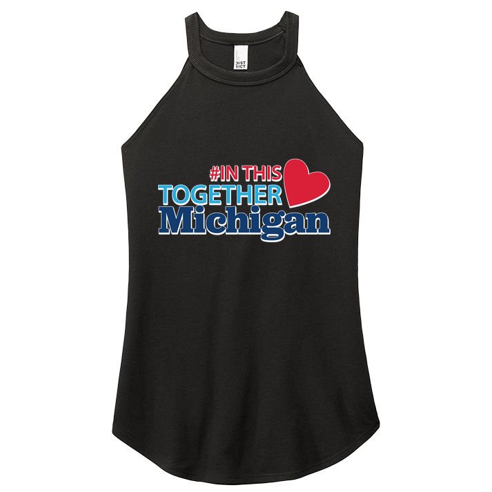 Hashtag In This Together Michigan Women's Perfect Tri Rocker Tank