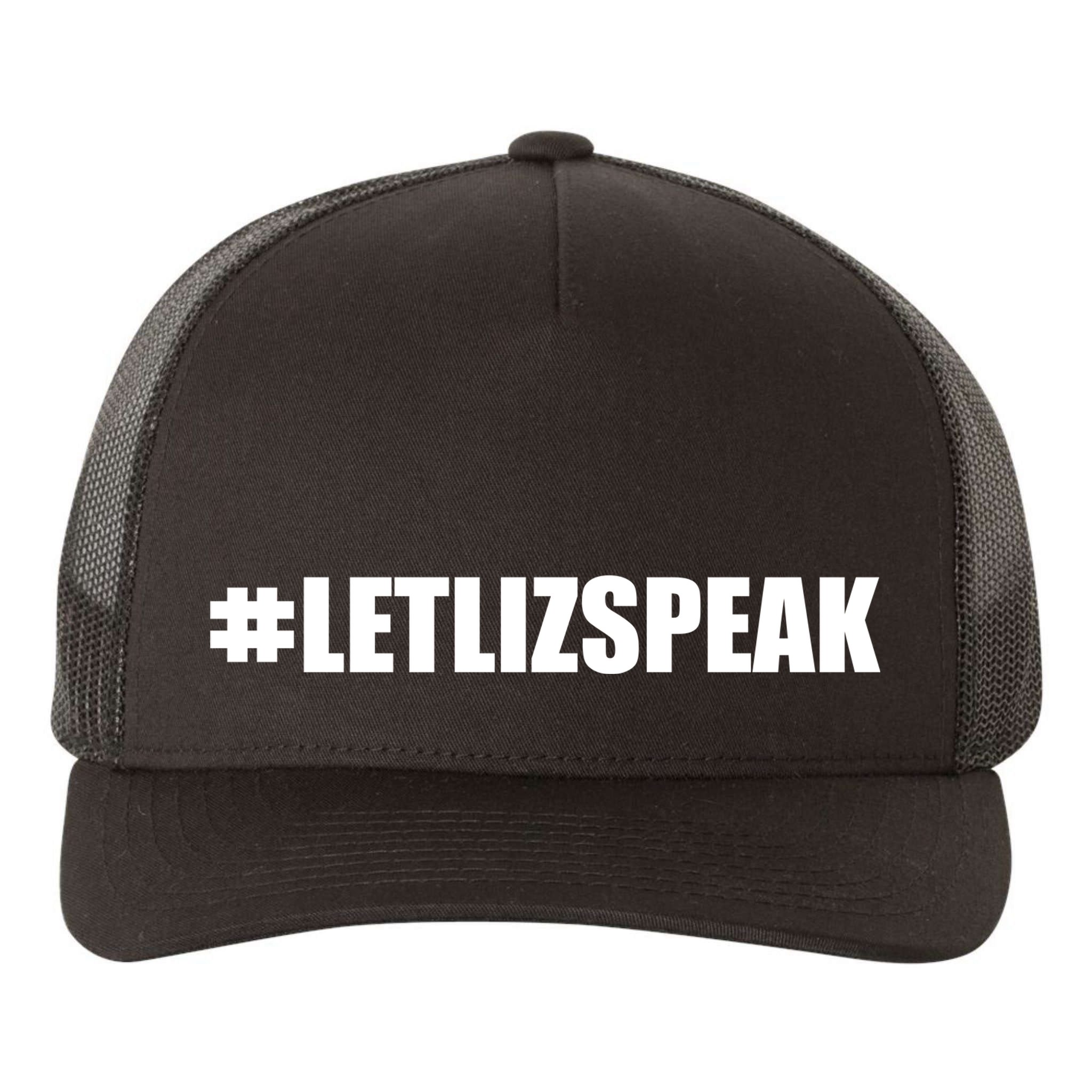 Hashtag Let Liz Speak Nevertheless She Persisted Yupoong Adult 5-Panel Trucker Hat