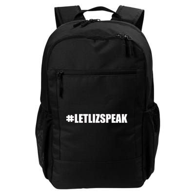 Hashtag Let Liz Speak Nevertheless She Persisted Daily Commute Backpack