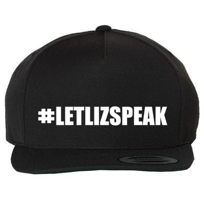 Hashtag Let Liz Speak Nevertheless She Persisted Wool Snapback Cap