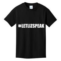 Hashtag Let Liz Speak Nevertheless She Persisted Kids T-Shirt