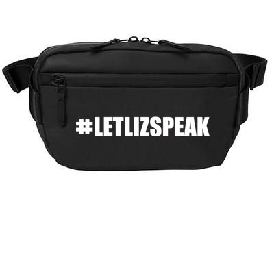 Hashtag Let Liz Speak Nevertheless She Persisted Crossbody Pack